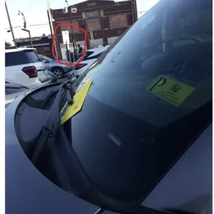 Park at your own risk. Make sure you see the P sign and pay them what they ask...It's just 5 dollars...Dont miss it :0