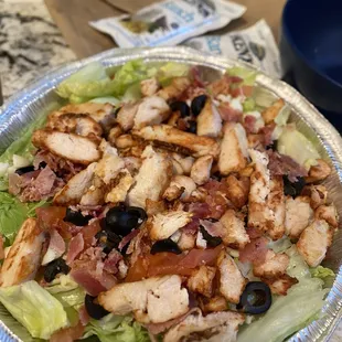 Chicken Bacon Ranch Salad.