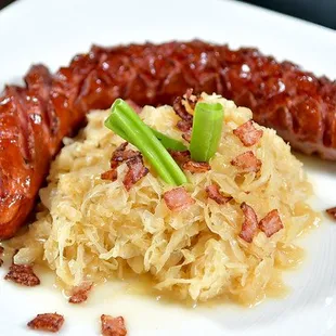 Kielbasa and Kraut... Simple but AMAZING