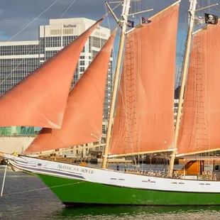 American Rover Under Sail