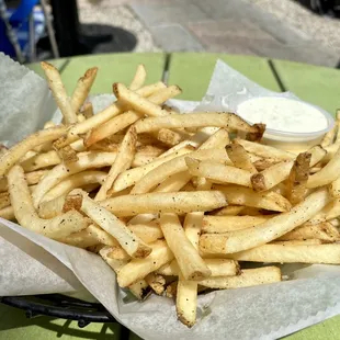 Salt and pepper fries