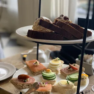 Afternoon tea sandwiches