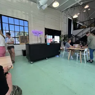 American Solera back room