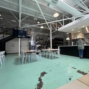 American Solera back room