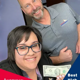 Rosa gets the award for the best High Five on High Five Friday. With Jay Williamson.