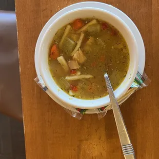 Homemade Chicken noodle soup