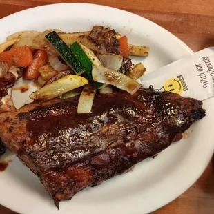 This is a half size, over than what I can eat up. A little too sweet for me. Overall, a good restaurant.