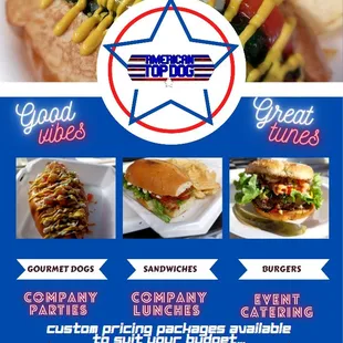 Our company lunch and party catering options: 
call and booked today! 602-883-6514 
Robert Cano Sr Owner and operator
