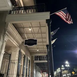 outside
