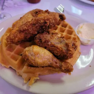 Chicken & Waffle Plate