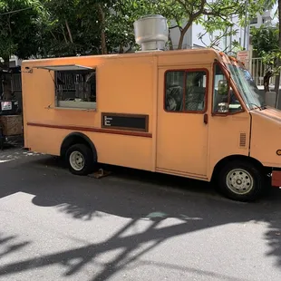 food truck parked on the side of the road