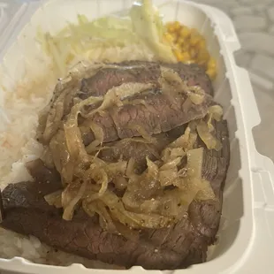 steak, food