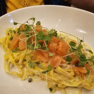 Smoked Salmon Linguini
