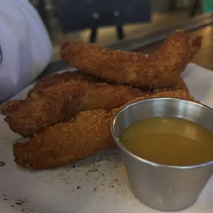 Panko Crusted Chicken Strips are delish!