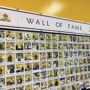 The Wall of Fame!