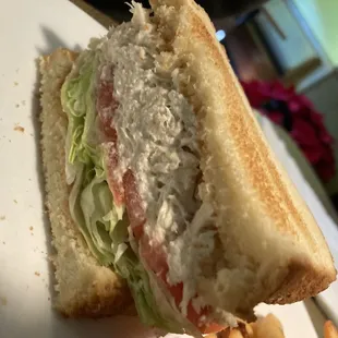 Chicken salad sandwich