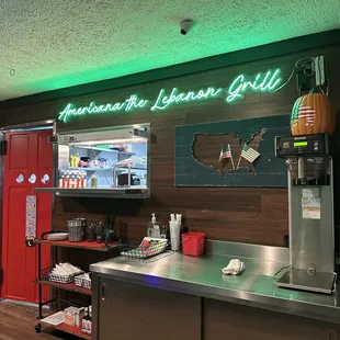 Kitchen area.