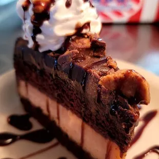 Peanut butter cup chocolate cake.