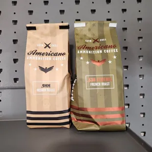 Love the names of these coffee's.