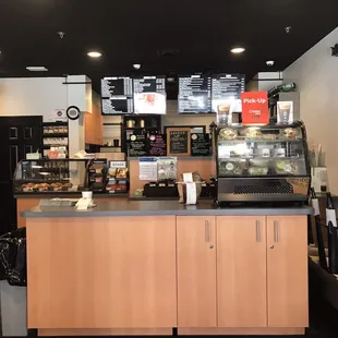 the counter area