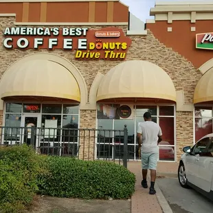 Front of the building