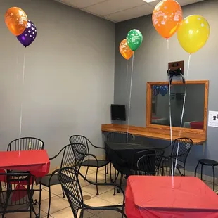 Birthday Party room