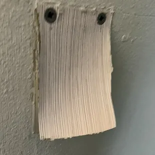 This is patch job all over the room