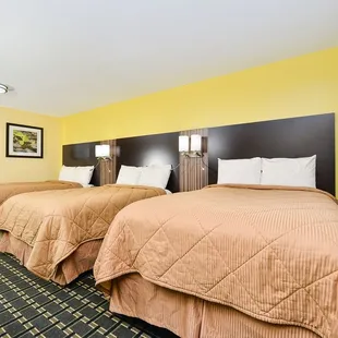 Three Double Beds Kitchenette