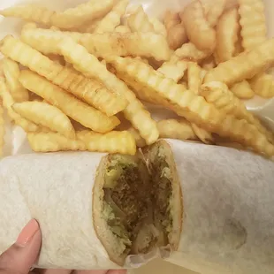 2&apos;7&apos;2019 Philly Cheese Steak Sub &amp; Fries