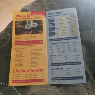 1st part of menu