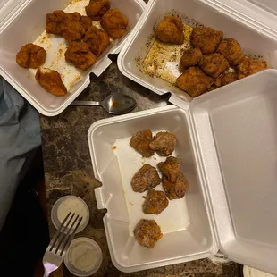 No sauce having wings