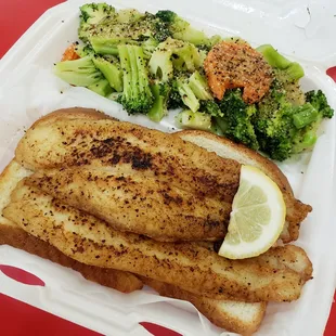 8'21'19 Lemon Pepper Grilled Catfish