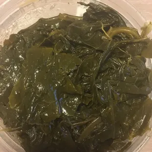 Collard greens - well seasoned but not salty; very tasty