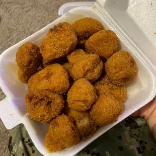 Fried mushrooms