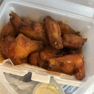 10 Hot wings