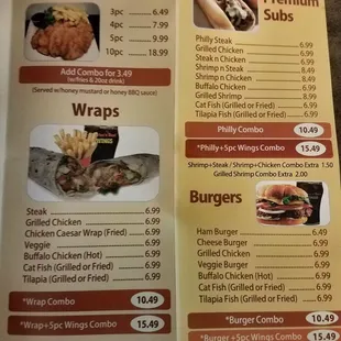 menu, sushi and sashimi