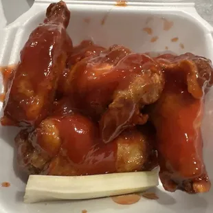 Wings with DC mambo sauce!!