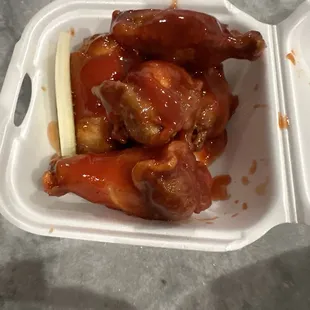 Wings with DC mambo sauce!