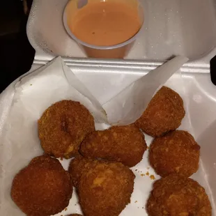 Fried Mushrooms with Sauce