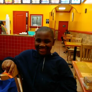 Waiting on our food!