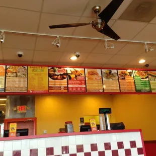 Extensive menu. Even more on the other wall lol