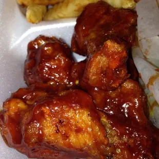 Nuclear Hot BBQ wings