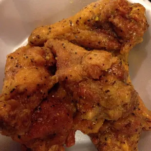 Lemon Pepper Wings (you can ask for dry or wet)