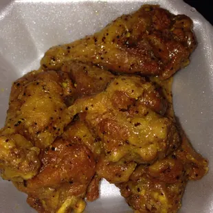 Lemon Pepper Wings - Requested wet or saucy