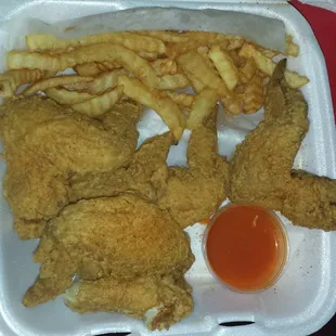5 Whole Wing Combo w/Fries
