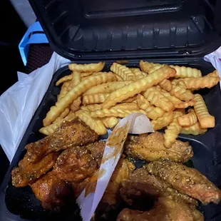 Hot lemon pepper and wet, lemon pepper