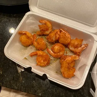 Fried Shrimp Over Rice Combo Special