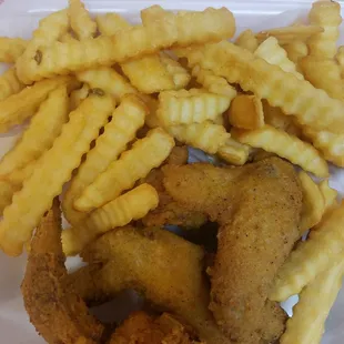 Wings and fries.  The winning meal combo at this point.