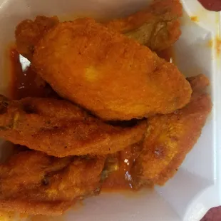 Buffalo Wings So hot, almost unbearable to eat!