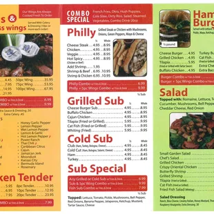 Menu, Page 2
